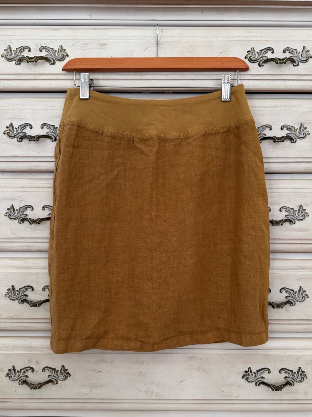 Cut Loose Linen Euro Skirt